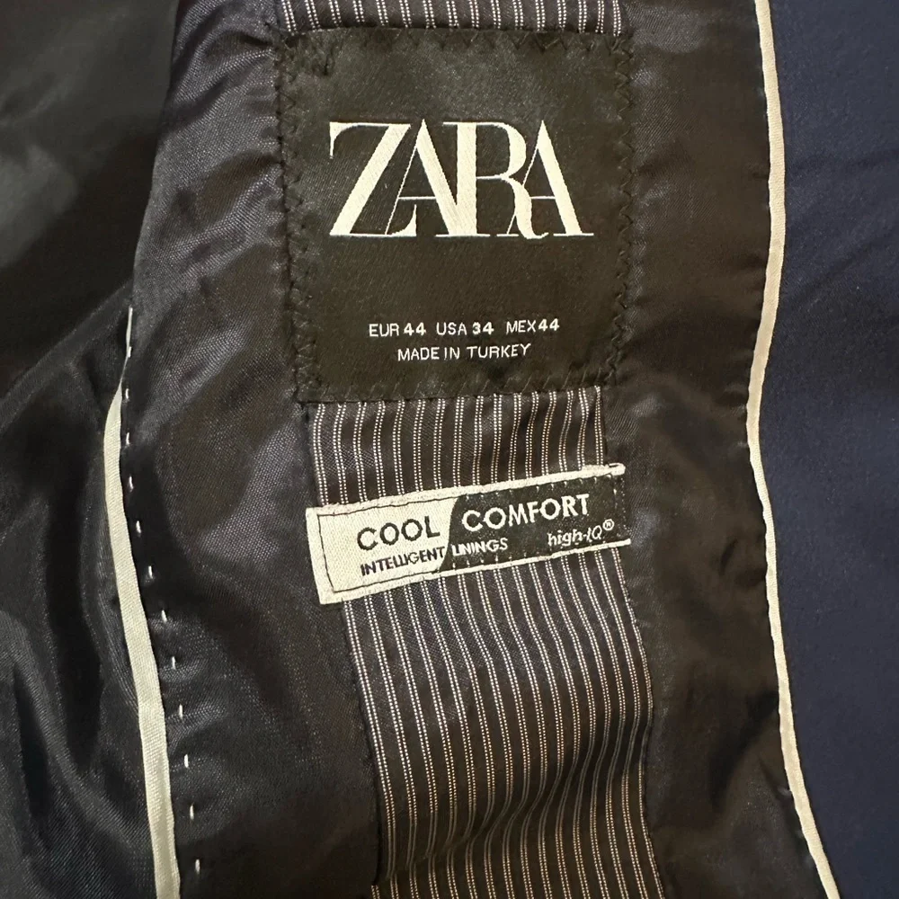 NWOT Zara Deep Blue Men's Blazer